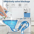 Wild Tornado Pipe Dredge, Fast Foaming Drain Clog Remover for Sink & Kitchen (4pcs)