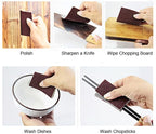 20pcs Nano Carborundum Sponge, Emery Sponge Brush Clean Eraser Scrub, Kitchen Magic Cleaning Sponge for Removing Rust Cleaning Pots and Pans, Household Cleaning Tool