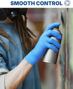 Schneider Vinyl Synthetic Exam Gloves, 4 Mil, Latex Free Disposable Gloves for Medical, Cooking, Cleaning, and Food Prep