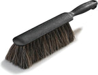 SPARTA 3622503 Flo-Pac Plastic Handle Counter Brush, Horsehair Blend Bristles, 2-1/2" Bristle Trim, 8" Length, Black (Pack of 3)