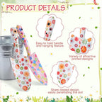 24 Pcs Floral Garden Shovels Bulk Gardening Gift for Women Heavy Duty Garden Tools Floral Hand Shovel for Mom Employees Birthday Thank You Gifts(Pink Flowers)