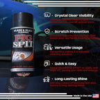 Glass and Plexi Cleaner for a Streak-Free Shine for Home and Automotive Use | 13 oz.| 6-Pack