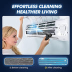 Electric Air Duster - 110,000 RPM Compressed Air Duster, 120W Cordless Air Blower for Computer Keyboard，House, Outdoor & Car, 3-Speed Rechargeable Mini Turbo Fan, Type-C Fast Charge (X113)