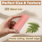 20 PCS Natural Red Cedar Blocks for Clothes Storage, Drawer Freshener,Cedar Blocks for Closet,Storage Bags,Cabinets