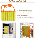 Blind Cleaner Duster Tool, Blinds Cleaner Tool, Extra Washable Blind Duster Sleeve - Microfiber Louver Cleaning Tool for Vents, Air Vent Cleaner and Dusting (3-Pack)