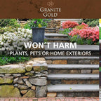 Granite Gold Outdoor Stone & Concrete Cleaner, Deep Cleans Patios, Decks, Driveways, & Walkways, Safe for Plants, Pets, & Home Exteriors, Garden Hose Attachment Included for Easy Cleaning, 64 Fl Oz