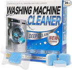 Washing Machine Cleaner Tablets - Deep Cleans & Descaler for Front Load and Top Load Washers, HE Compatible, 24 Pack