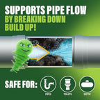 Green Gobbler 5-in-1 Foaming Toilet Bowl Cleaner + Pipe Build-up Remover, Enhanced Enzyme Formula, 2 Uses - Safe for Septic