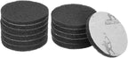 HARFINGTON 12pcs Scrubber Scouring Pads 800 Grits 4 Inch Drill Power Brush Hoop and Loop Surface Conditioning Disc Drill Scuffing Disc Scrub Pads for Home Kitchen Cleaning, Grey
