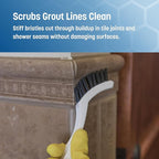 SPARTA Flo-Pac Nylon Grout Brush with Nylon Bristles for Floors, 8 Inches, White, (Pack of 24)
