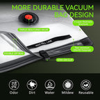 Vacuum Bags for Travel - USB Electric Pump, 12 Pack Carry-on Size Vacuum Seal Bags for Clothing - Space Saver Vacuum Storage Bags for Luggage, Travel Essentials.