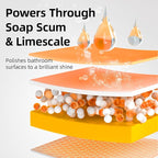 Botare Bathroom Shower Cleaner, Daily Household Powerful Cleaner, 17.61oz* 1 Pack Bathroom Bubbles Spray for Tile, Bathtub, Glass & Wall, Lemon Scent