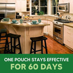 Rodent Repellent, Mouse Repellent Pouches, Mice Repellent Indoor, Rat Repellant for House, Mice Deterrent, Keep Mice Away, Extra-Strength Peppermint Effective for 80 ft² and 90 days-8P