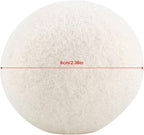 6Pcs 6cm Wool Balls Water Absorption Eliminates Static Laundry Replacement with Softener Balls Made from Materials for Clothes Drying Wool Fabric Softener Saves Money