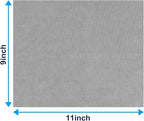 GLIMGLINT Microfiber Cleaning Cloth, 100 Pack Cleaning Rags, Lint-Free, Ultra Absorbent Reusable Paper Towels for Home, Kitchen, Car, Garage or Shop, Microfiber Rags, 11" x 9", Grey