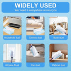 Duster Refills,Disposable dusting Brush Set Compatible with Swiffer Duster Refills for Furniture,Ceiling Fans, Electronics (Blue, 40 PCS)