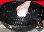 Better Grillin Scrubbin Stone Grill Cleaner Handle-Protect Hands & Nails When Scouring Grill/Griddle with Scrubbin Stone