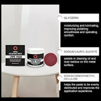 Metal Polishing Paste - Rust Buffing Cream with Pipe-Infused Pads | Restores Shine & Removes Oxidation, Tarnish, and Discoloration from Chrome, Aluminum, Brass, Exhausts, Wheels & Stainless Steel
