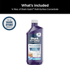 Shark Hydro Multi-Surface Concentrate with Odor Neutralizing Technology, Formulated for Use in All Shark Hydro Wet & Dry Cleaners, Use on Sealed Hardwood, Tile, Laminate, & Stone, 16oz, WWCM16