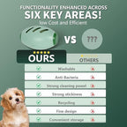 Reusable Lint Roller for Pet Hair Extra Sticky, Travel Lint Roller for Clothes, Portable Washable Mini Lint Roller, ForestGreen-MediumAquamarine, 2.559in*3.94in