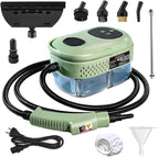 Steam Cleaner, 15s Heat-Up, 6-Level Adjustable Handle, High Pressure Steamer for Cleaning with 11 pcs Accessories, Handheld Cleaning Steamer for Home, Floors, Car, Upholstery, Grout, Bathroom, Kitchen