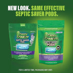 Green Gobbler Septic Tank Treatment Packets - Natural Bacteria to Prevent Costly Septic Issues, Back-Ups, Foul Odor (24 Pods) Pod: Color May Vary