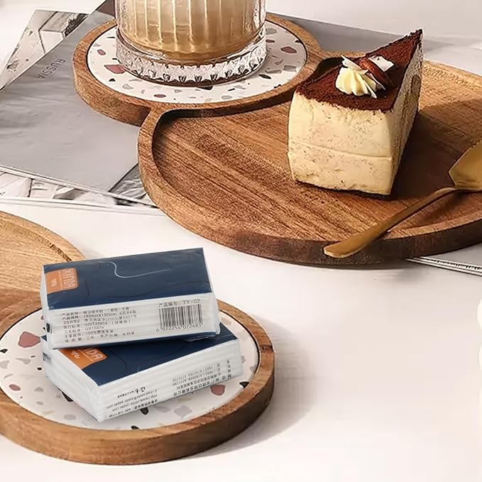 100-Packs Travel Size Facial Tissues, 4-Ply Mini Pocket Tissues, Soft and Unscented