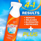 Bounce Rapid Touch-Up 3 in 1 Wrinkle Releaser Clothing Spray, Fabric Refresher, Odor Eliminator & Anti Static, 9.7 ounces (Pack of 2)
