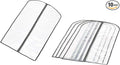 Amazon Basics Zippered Peva Garment Storage Bag, 50-Pack, White