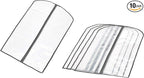 Amazon Basics Zippered Peva Garment Storage Bag, 50-Pack, White