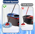 6 Pack Mop Replace Head, Mop Head Replacement, Microfiber, Machine Washable, Easy to Replace and Deep Cleaning, 313