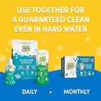 Lemi Shine Dish Detergent Booster, Hard Water Stain Remover, Multi-Use Citric Acid Cleaner 10 oz, Pack of 8