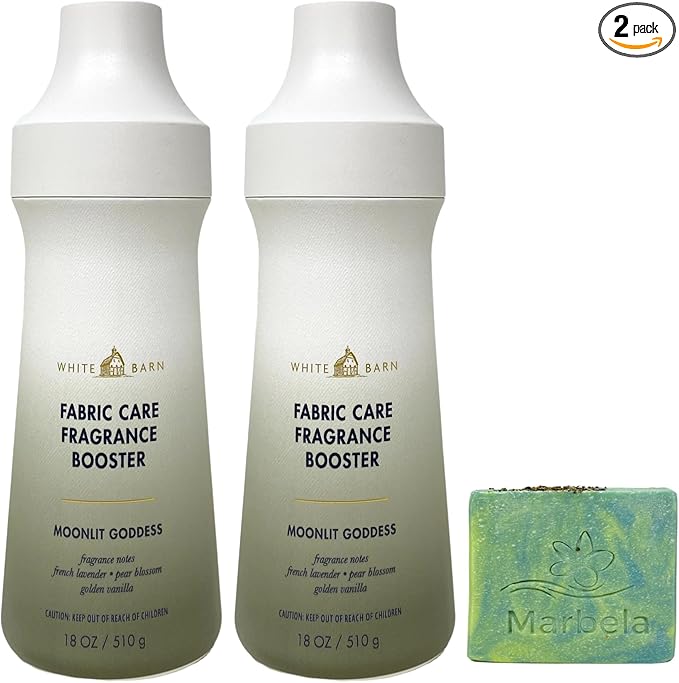 Bath & Body Works Moonlit Goddess 2 Fabric Care Fragrance Boosters with a Fresh Forest Bar Soap