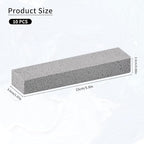10 PCS Scouring Stick, Pumice Stone for Toilet Bowl Cleaning, Scouring Stick Remove Toilet Bowl Hard Water Rings, Calcium Buildup and Rust Suitable for Cleaning Household Bath Kitchen Pool Stove Grill