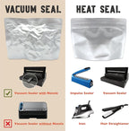 1 Gallon Mylar Bags, Extra Thick, Stand-Up Resealable Bag for Long-Term Food Storage, Freeze Drying [40-Pack | 10" x 14" x 5"]