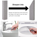 HongWay 10 Pack Pumice Stone for Cleaning, Pumice Stone for Toilet Cleaning Bowl Stick, Heavy Duty Strong Pumice Cleaning Bar for Bathtubs, Kitchen Sink, Grill, Household (5.9 x 1.4 x 0.9 Inches)