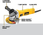 DEWALT Angle Grinder, One-Touch Guard, 4-1/2 -Inch (DWE4011)