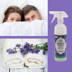 Absolute Green Lavender Linen and Fabric Spray, Freshen Fabrics, Laundry and Pillows, Pet Safe, Natural Lavender Scent, 16 oz