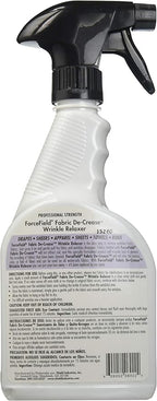 ForceField® Fabric De-Crease Anti Static, Anti Soil & Anti Wrinkle Spray for Clothing, Linens, Drapery & More - 22oz