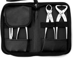 TianBonsai 4-PCS Bonsai Tool Set Including Concave Cutter Straight Edge Cutter Trunk Splitter And Bonsai Scissors Equip With Tool Bag