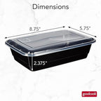 GoodCook Meal Prep Containers, Single