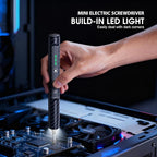 56 in 1 Precision Mini Electric Screwdriver Set, Cordless & Rechargeable Kit with 52 S2 Magnetic Bits for Electronics Repair, Phone, Laptop, Glasses, PC Building