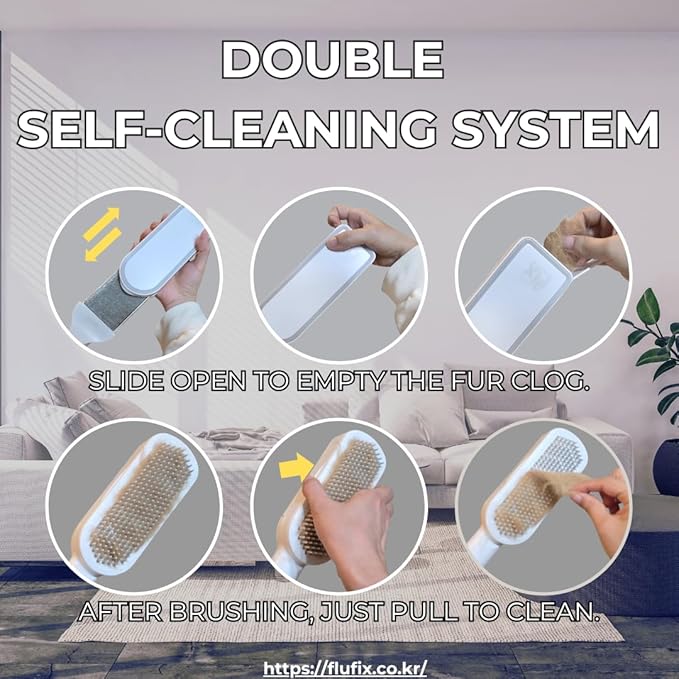 SufurLint 4 in 1 Multi - Pet Hair Lint roller Brush - Lint Remover tool - Cat Dog Hair Removal, Furniture, Carpet rake, rug, Clothes, Car Seat cleaning - fur Remover cleaner, mini rollers, magic brush