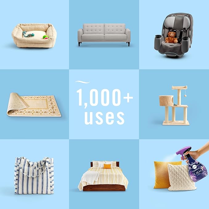 Febreze FABRIC Downy Calm & Febreze Heavy Duty Carpet Rainforest Breeze, 16.9oz, 2 pack