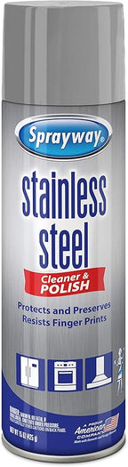 Sprayway Water-Based Stainless Steel Cleaner, 15 Fl Oz (Pack of 1)