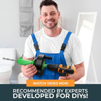 drain snake [25 FT] - Auto Feed - Ideal plumbing snake for sink and drain unblocking - Solid drain auger for real DYIs!