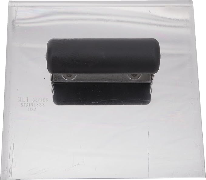 MARSHALLTOWN QLT Stainless Steel Hand Edgers, Plastic Handle, 203mm Length, 203mm Width, 6mm Radius, 10mm Lip, Made In The USA, CE527SP