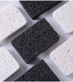 6 - Pack Non-Scratch Scrub Sponges - Sponges for Dishes and Washing Dishes, Cleaning Sponges for Kitchen Home Office, Magical 3D DIY Art and Craft Suppliers（Black&White）