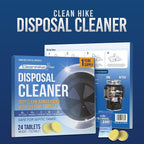 Garbage Disposal Cleaning Deodorizer Tablets - (24 Pack), Super Fresh Lemon Foam Deep Cleaning Action Sink, Garburator, Disposer Freshener, Natural Kitchen Drain Care - 1 Year Supply