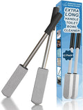 2 Pack Pumice Stone for Toilet Cleaning,16.14In Extra Long Handle Toilet Pumice Stone Toilet Bowl Cleaner Brush Toilet Scrubber for Toilets Bathtubs Grills Sinks